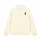 Áo Sweater Polo Nỉ Hai Da Gothic Cross