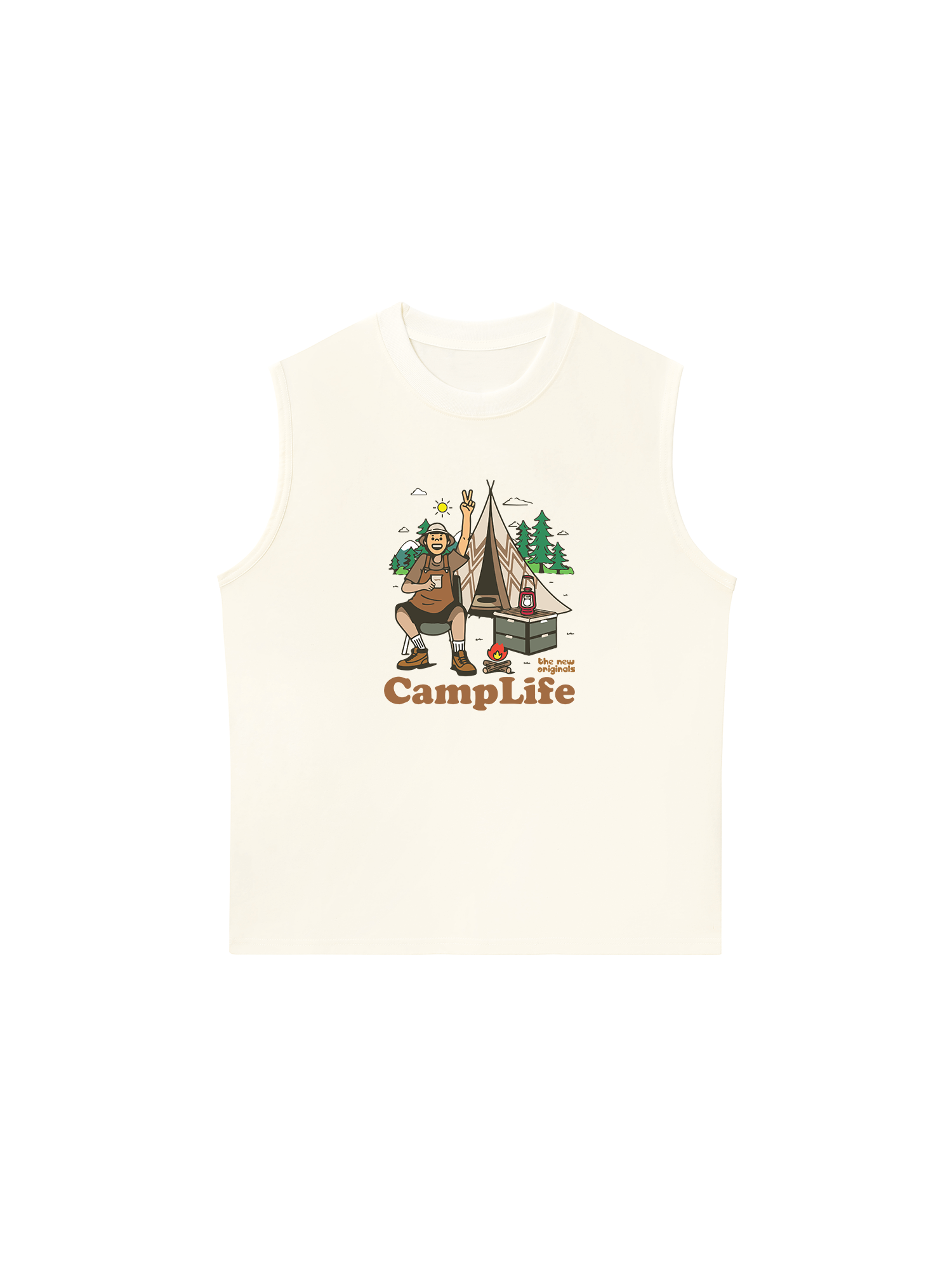 Áo Ba Lỗ Relaxed Fit Camplife Original