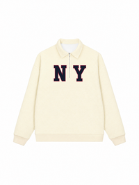 Áo Sweater Polo Nỉ Hai Da NY