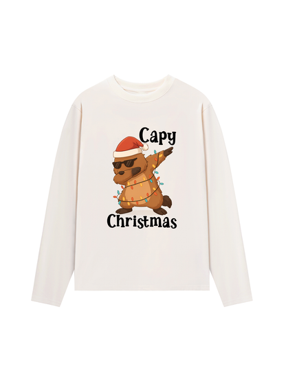 Áo Thun Dài Tay Capy Christmas Dab