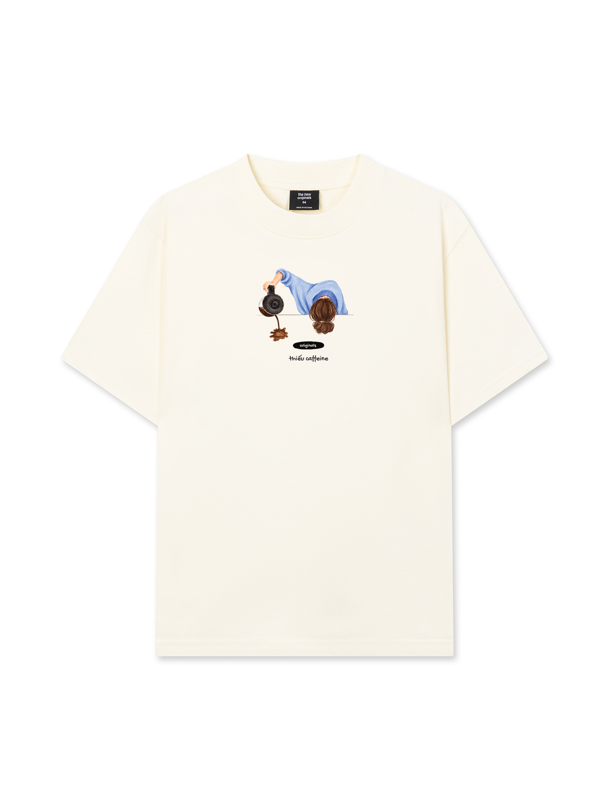 Áo Thun Relaxed Fit Thiếu Caffeine