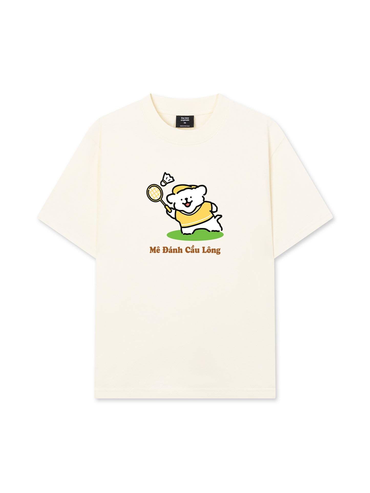 Áo Thun Relaxed Fit Mê Đánh Cầu Lông