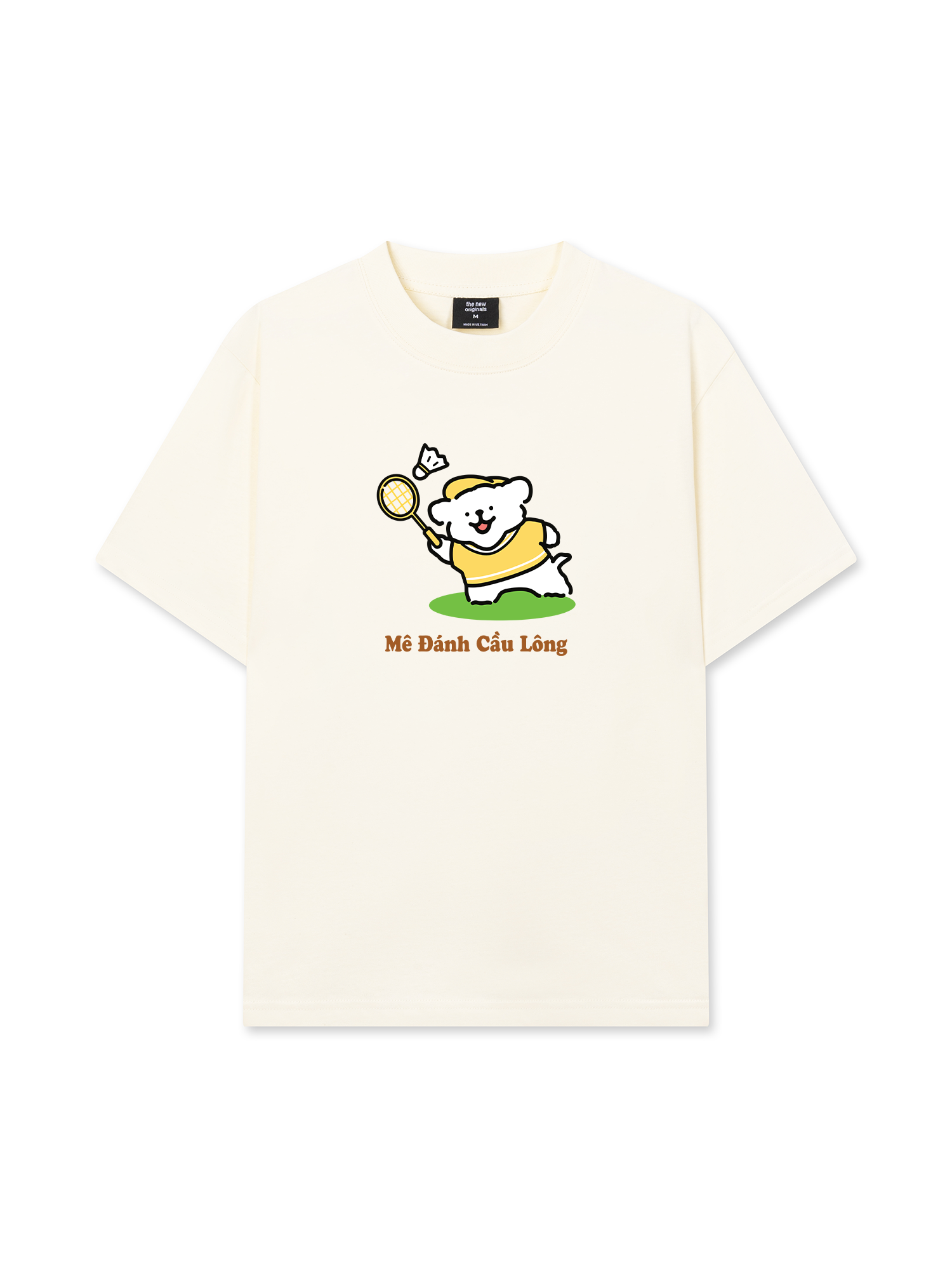 Áo Thun Relaxed Fit Mê Đánh Cầu Lông
