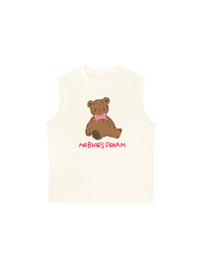 Áo Ba Lỗ Relaxed Fit Mr Bear_s Dream