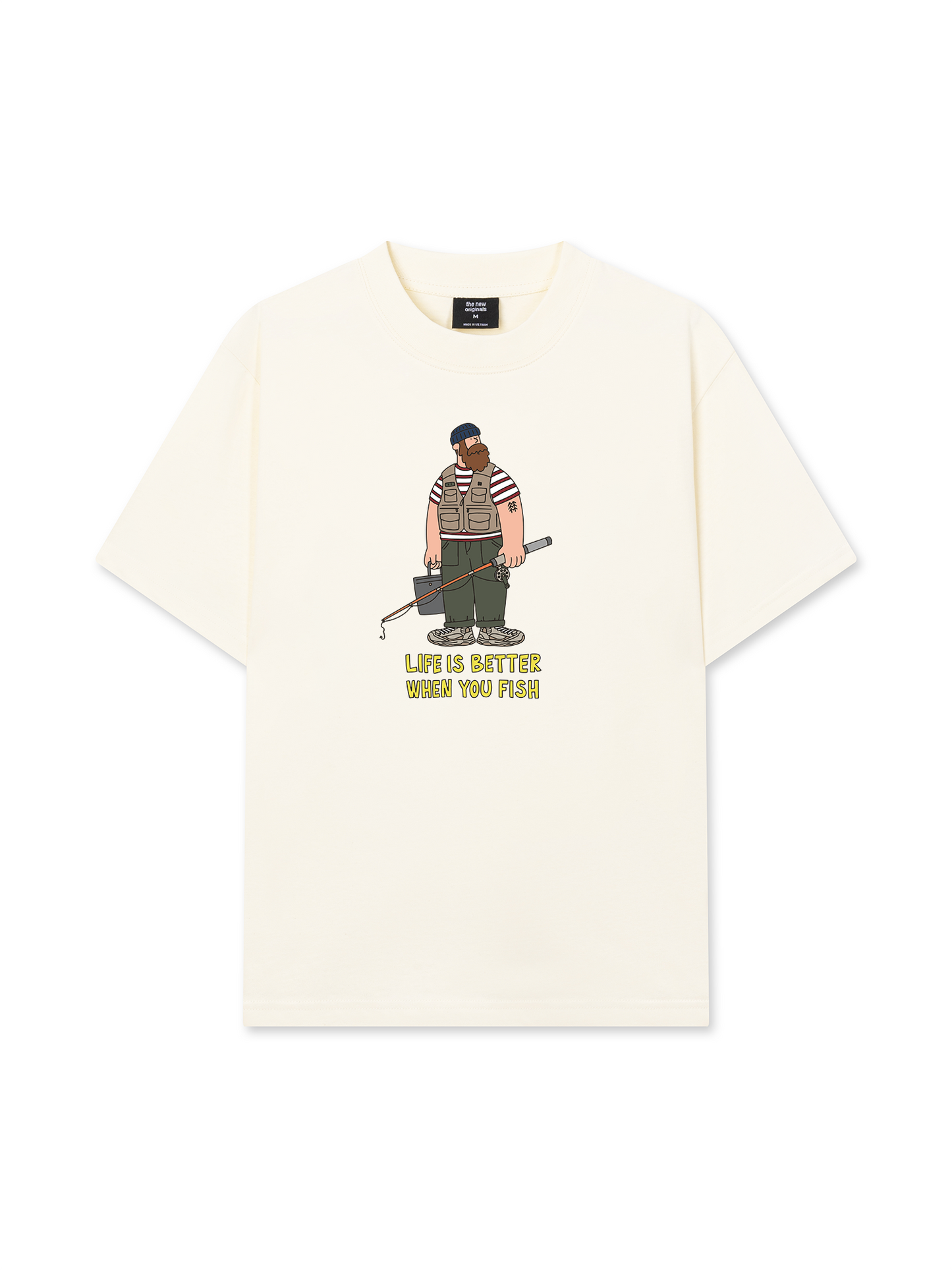 Áo Thun Relaxed Fit Life Is Better When You Fish