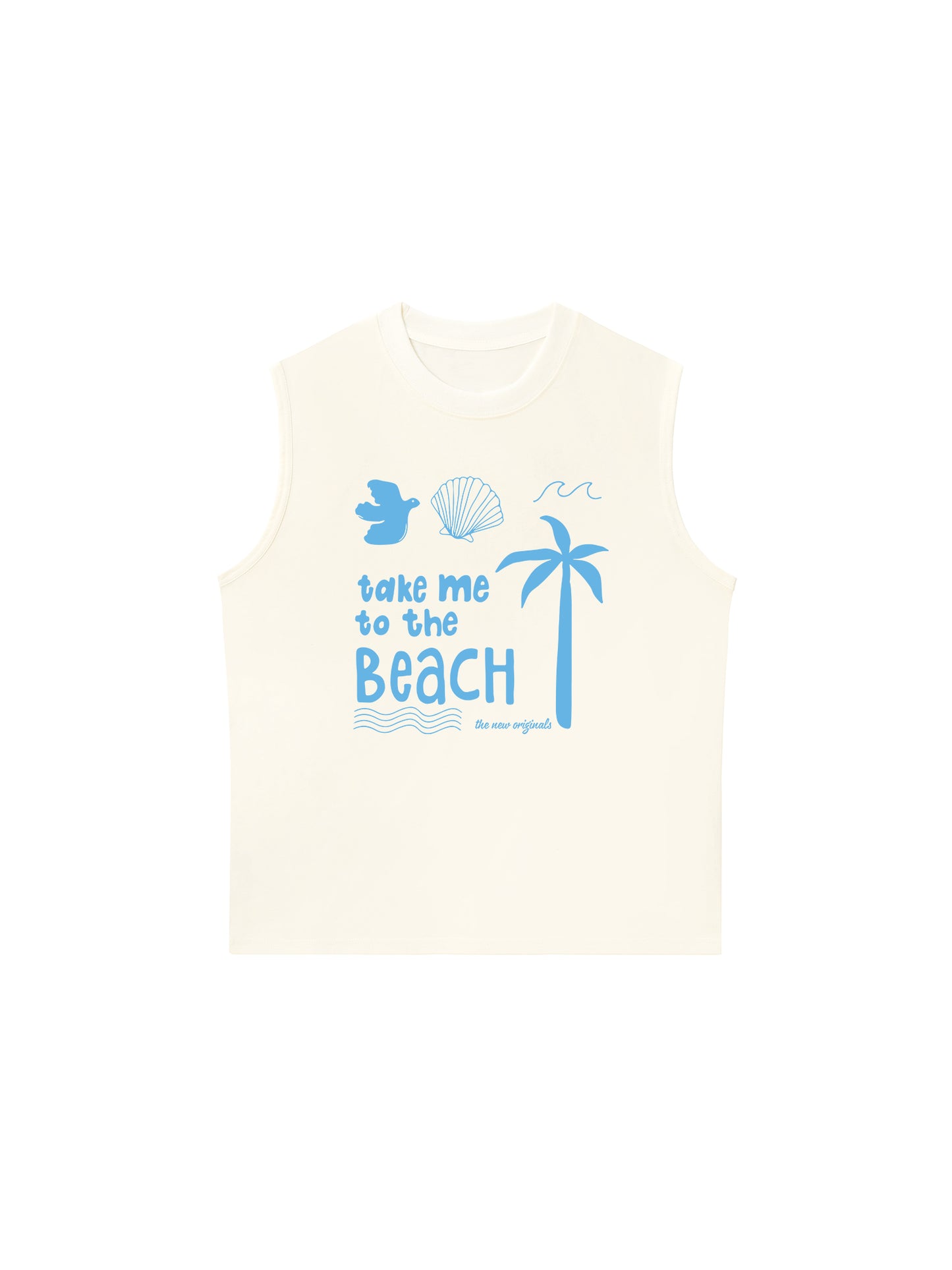 Áo Ba Lỗ Relaxed Fit Take Me To The Beach