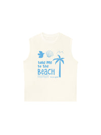 Áo Ba Lỗ Relaxed Fit Take Me To The Beach