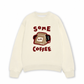 Áo Sweater Nỉ Hai Da Coffee Some Coffee Cute Cat