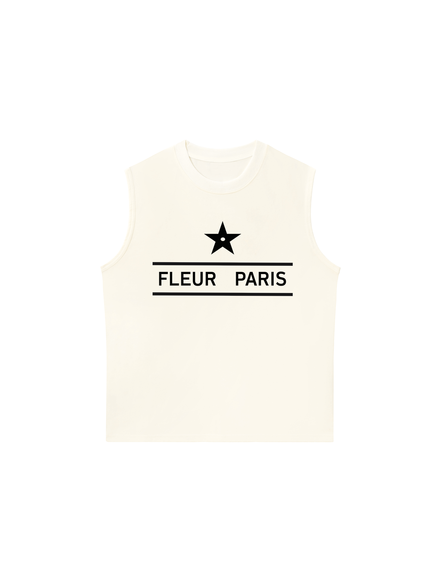 Áo Ba Lỗ Relaxed Fit FLEUR PARIS