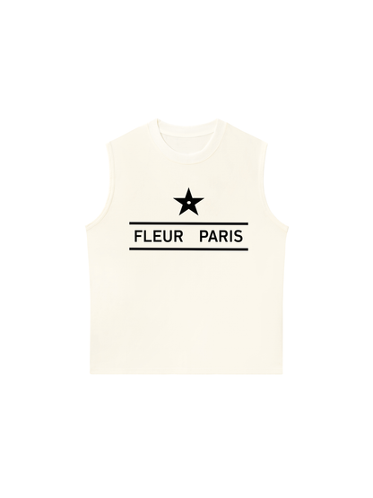 Áo Ba Lỗ Relaxed Fit FLEUR PARIS