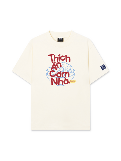 Áo Thun Relaxed Fit Thích Ăn Cơm Nhà