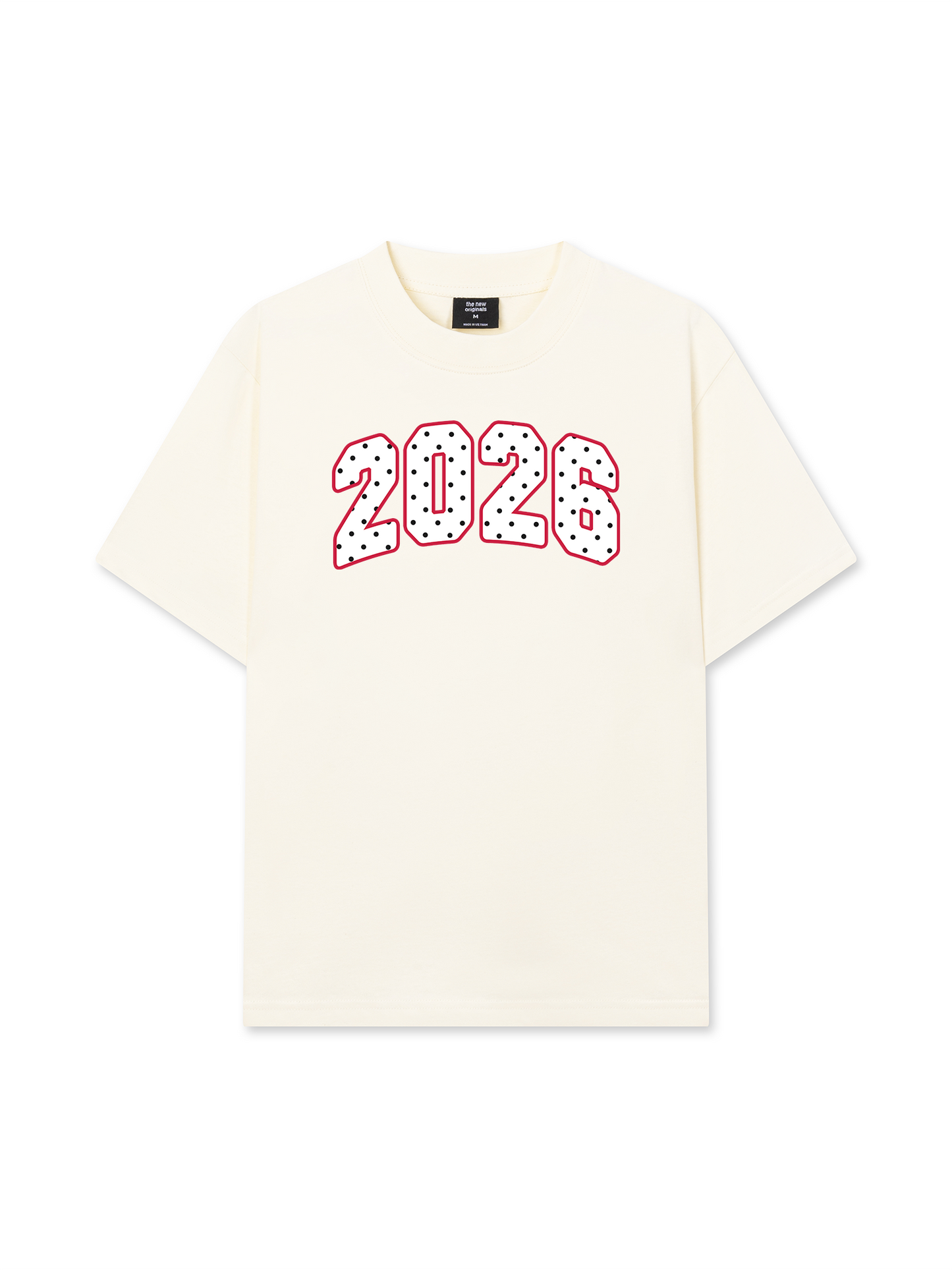 Áo Thun Relaxed Fit Cute 2026 Pink Dots