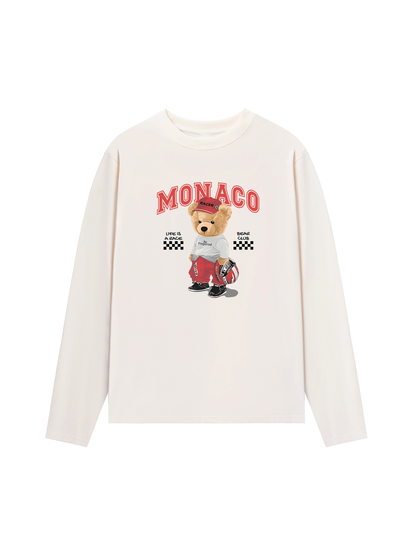 Áo Thun Dài Tay Monaco Bear Club