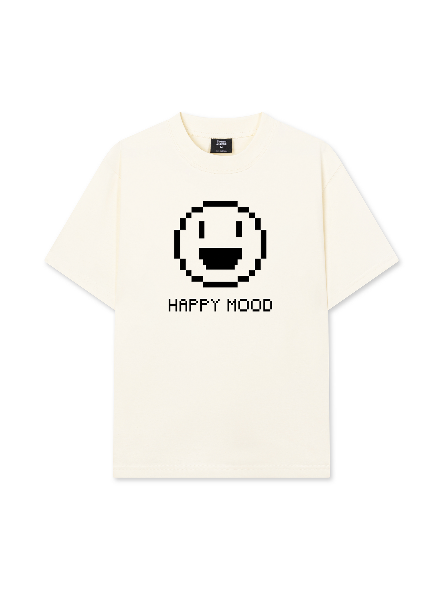 Áo Thun Relaxed Fit Pixel Universe Happy Mood