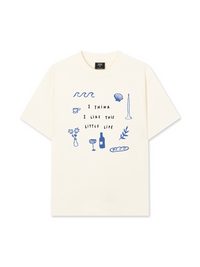 Áo Thun Relaxed Fit I Think I Like This Little Life