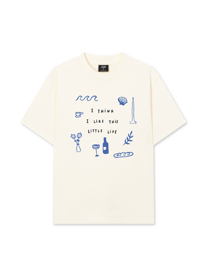 Áo Thun Relaxed Fit I Think I Like This Little Life