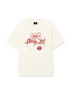 Áo Thun Relaxed Fit Daily Cuties Cherry Cat