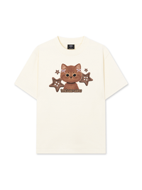 Áo Thun Relaxed Fit Brown Cat