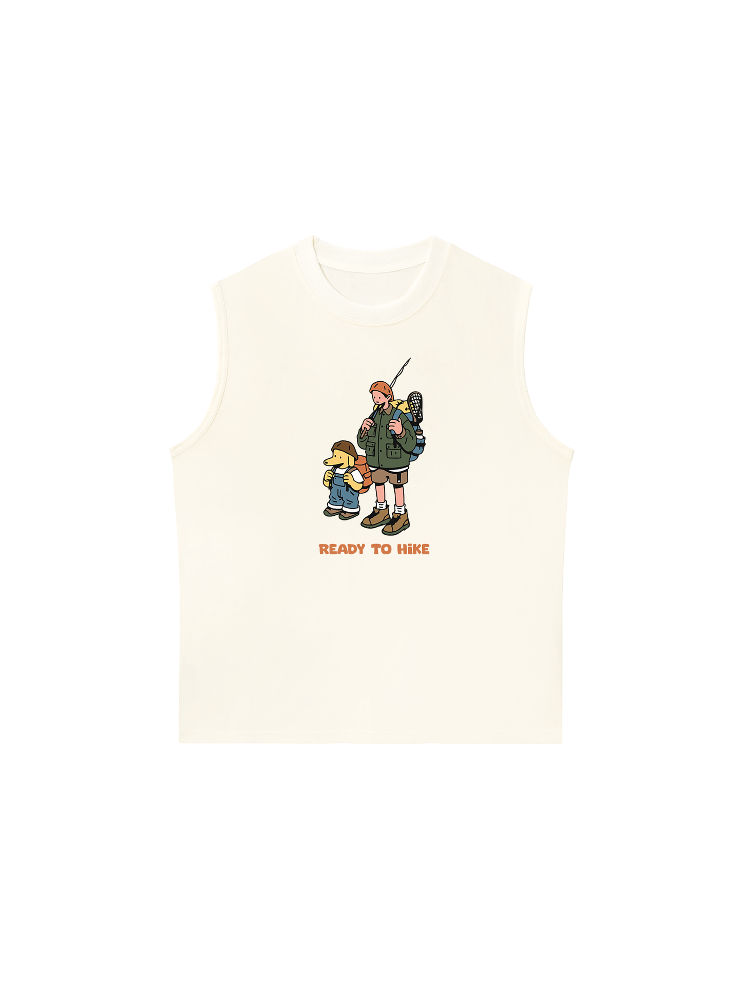 Áo Ba Lỗ Relaxed Fit Go Outside Ready to Hike