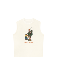 Áo Ba Lỗ Relaxed Fit Go Outside Ready to Hike