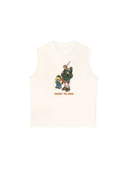 Áo Ba Lỗ Relaxed Fit Go Outside Ready to Hike