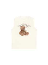 Áo Ba Lỗ Relaxed Fit Teddy Land Adorable Teddy Bear