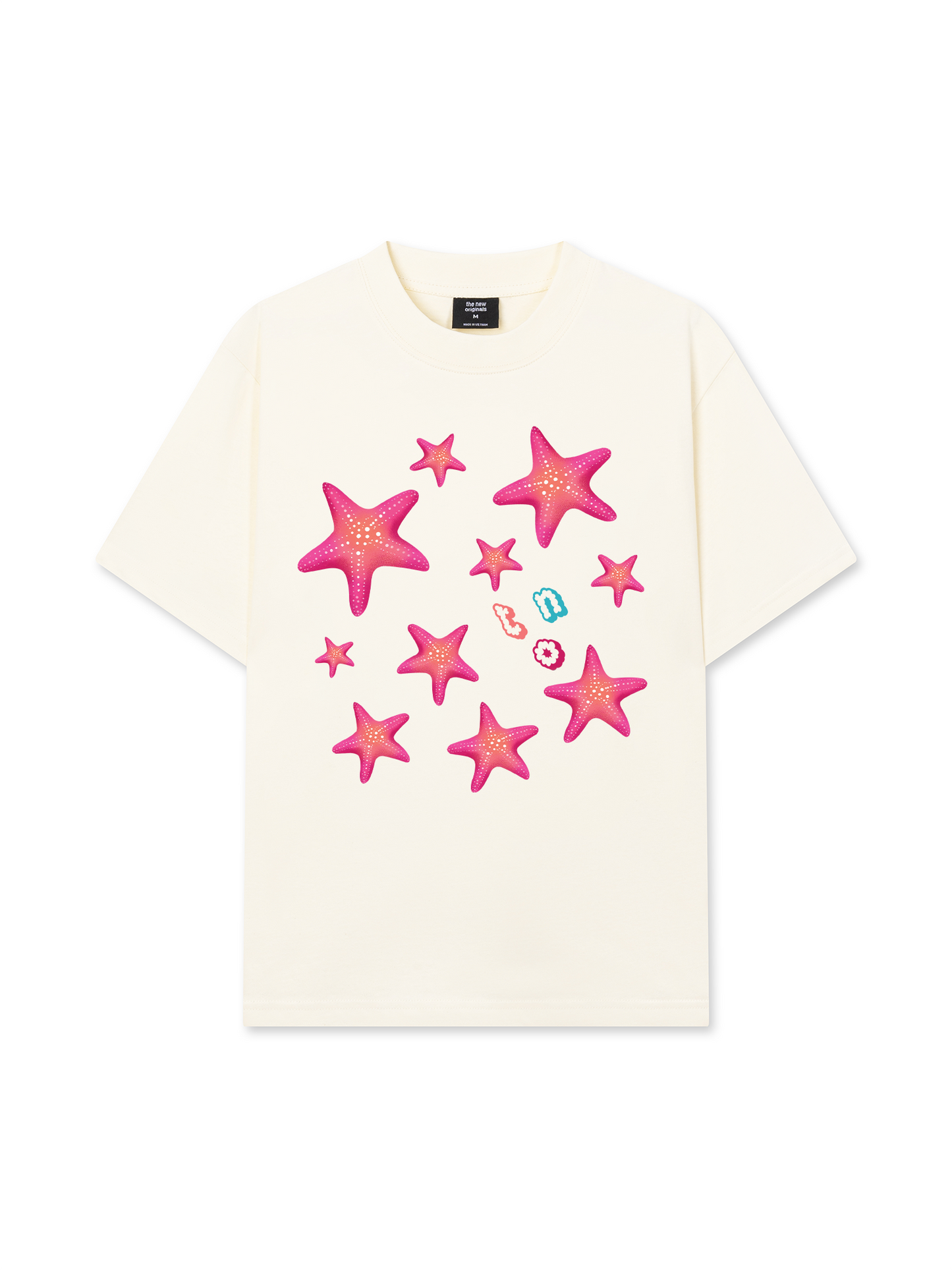 Áo Thun Relaxed Fit Summer Vibes Pink Starfish