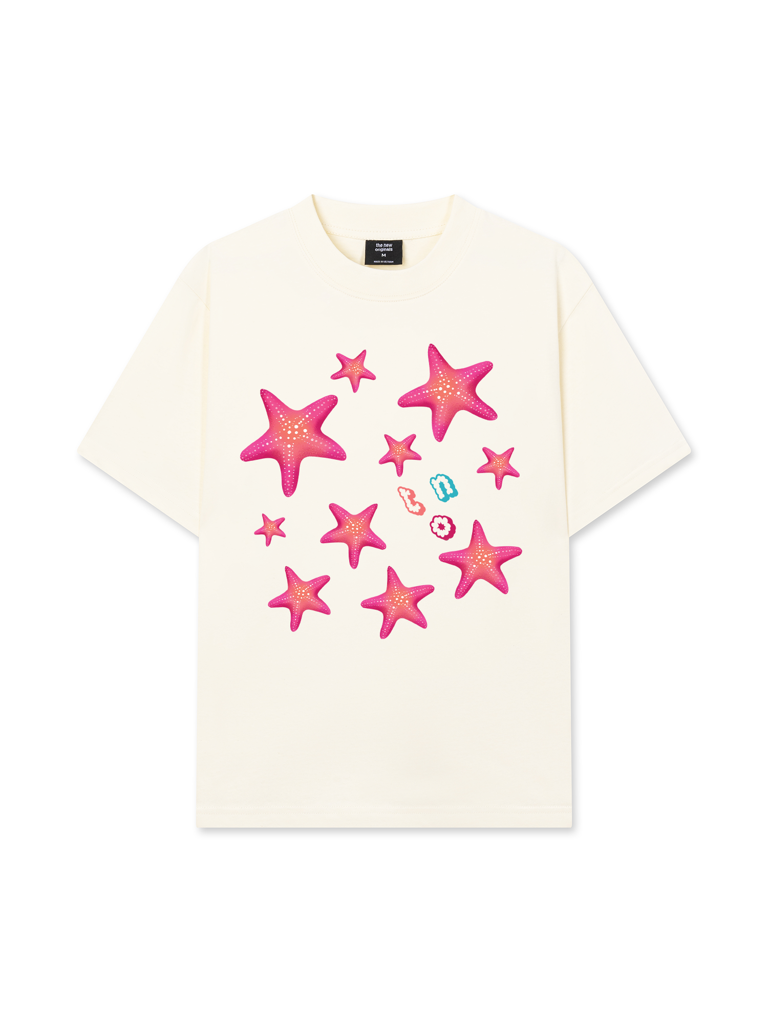 Áo Thun Relaxed Fit Summer Vibes Pink Starfish