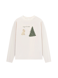 Áo Thun Dài Tay Winter Bunny Xmas