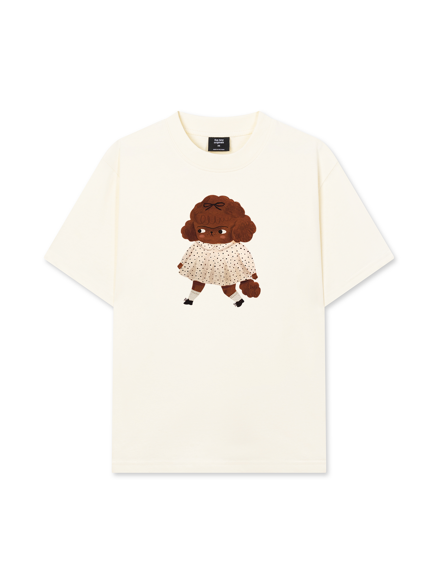 Áo Thun Relaxed Fit Brown Puppy
