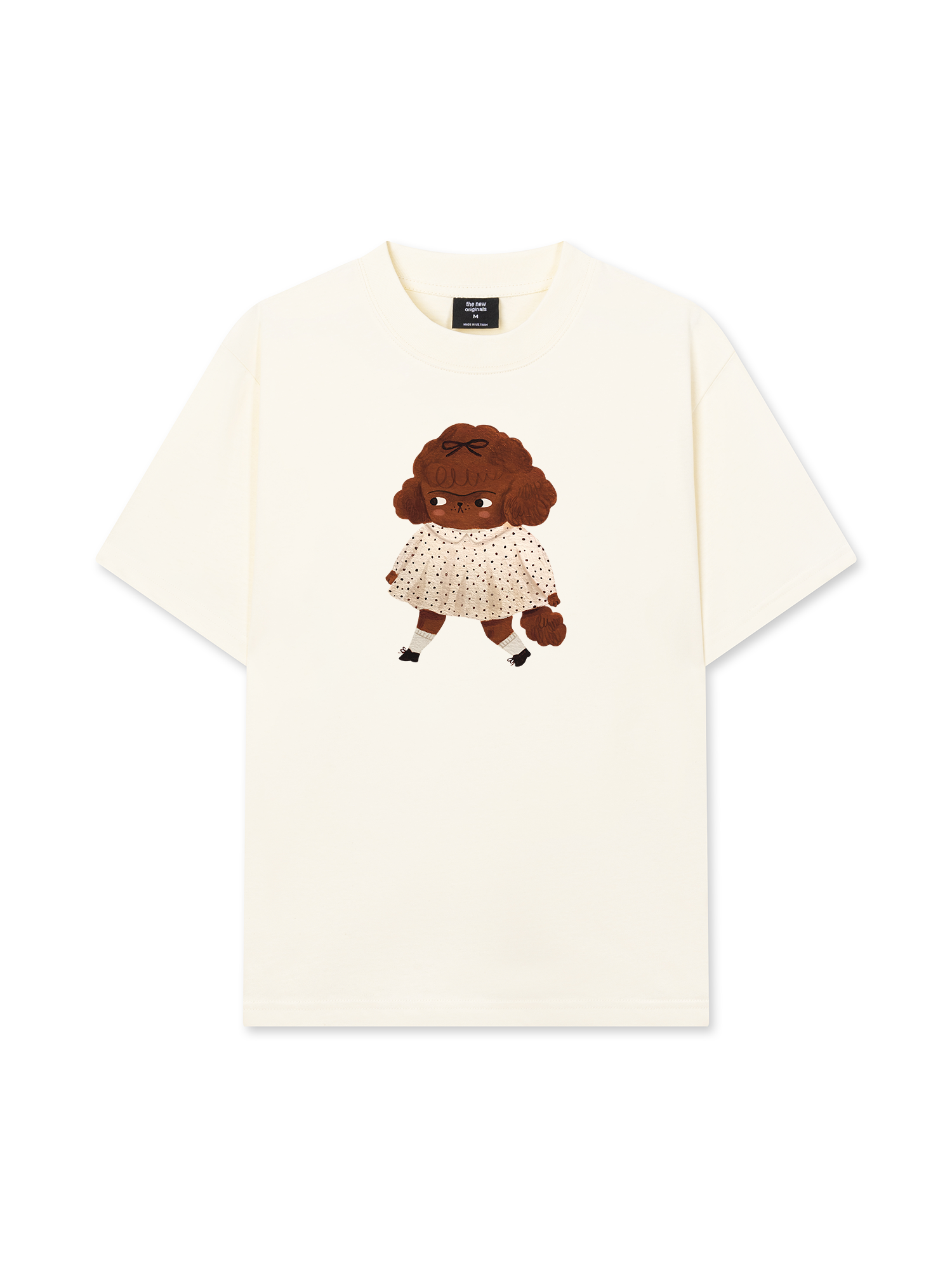 Áo Thun Relaxed Fit Brown Puppy
