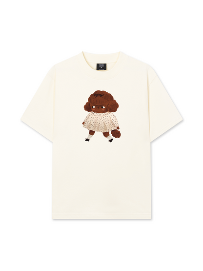 Áo Thun Relaxed Fit Brown Puppy