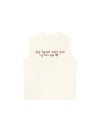 Áo Ba Lỗ Relaxed Fit My Heart Say Yes