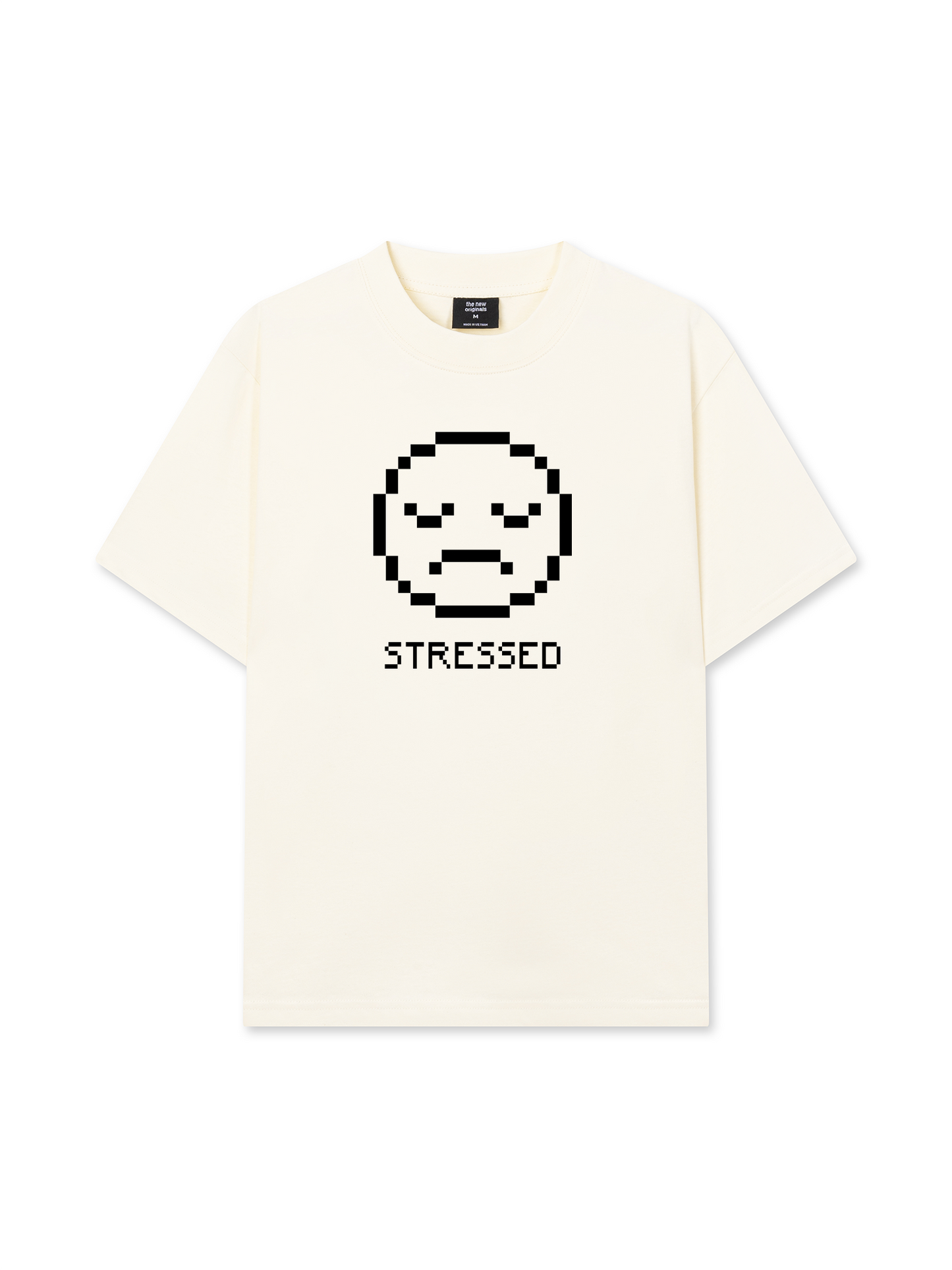 Áo Thun Relaxed Fit Pixel Universe Stressed DT0164DT