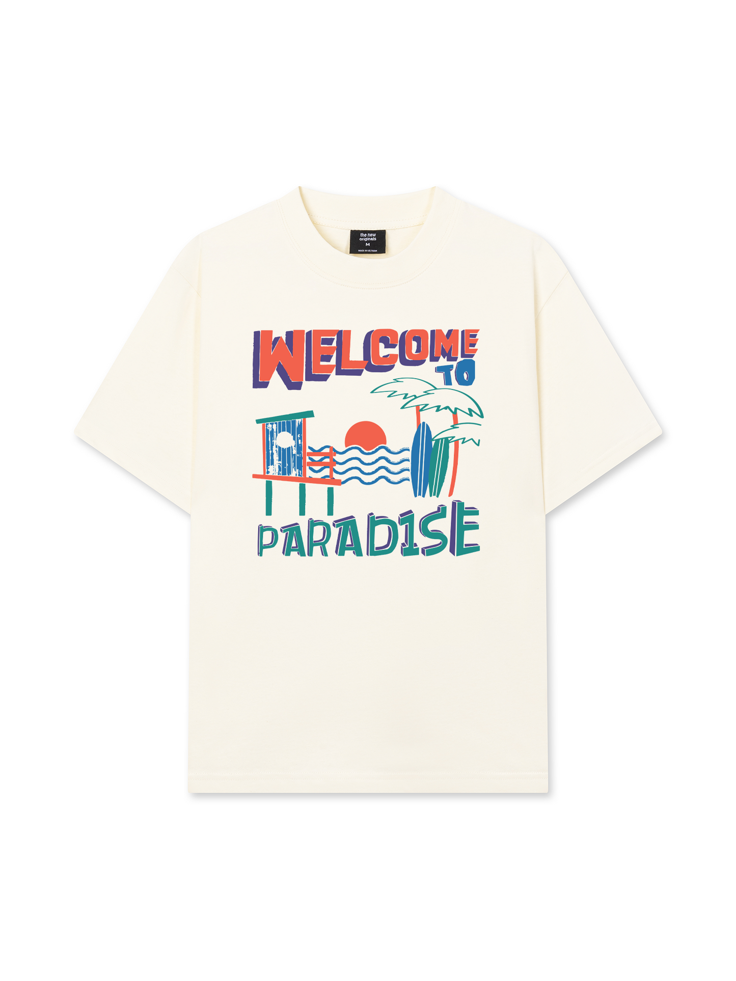 Áo Thun Relaxed Fit Welcome To Paradise