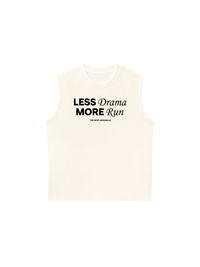 Áo Ba Lỗ Relaxed Fit Less Drama More Run