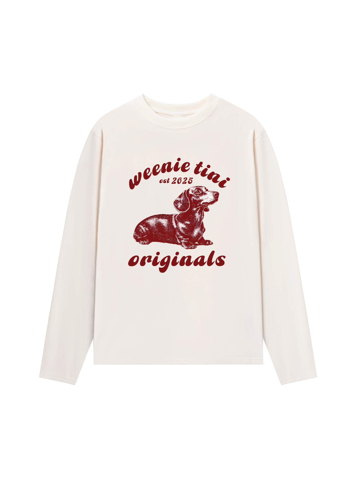 Áo Thun Dài Tay Weenie Tini Dachshund