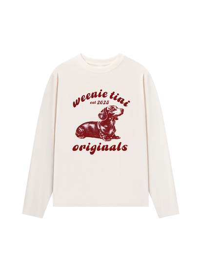 Áo Thun Dài Tay Weenie Tini Dachshund