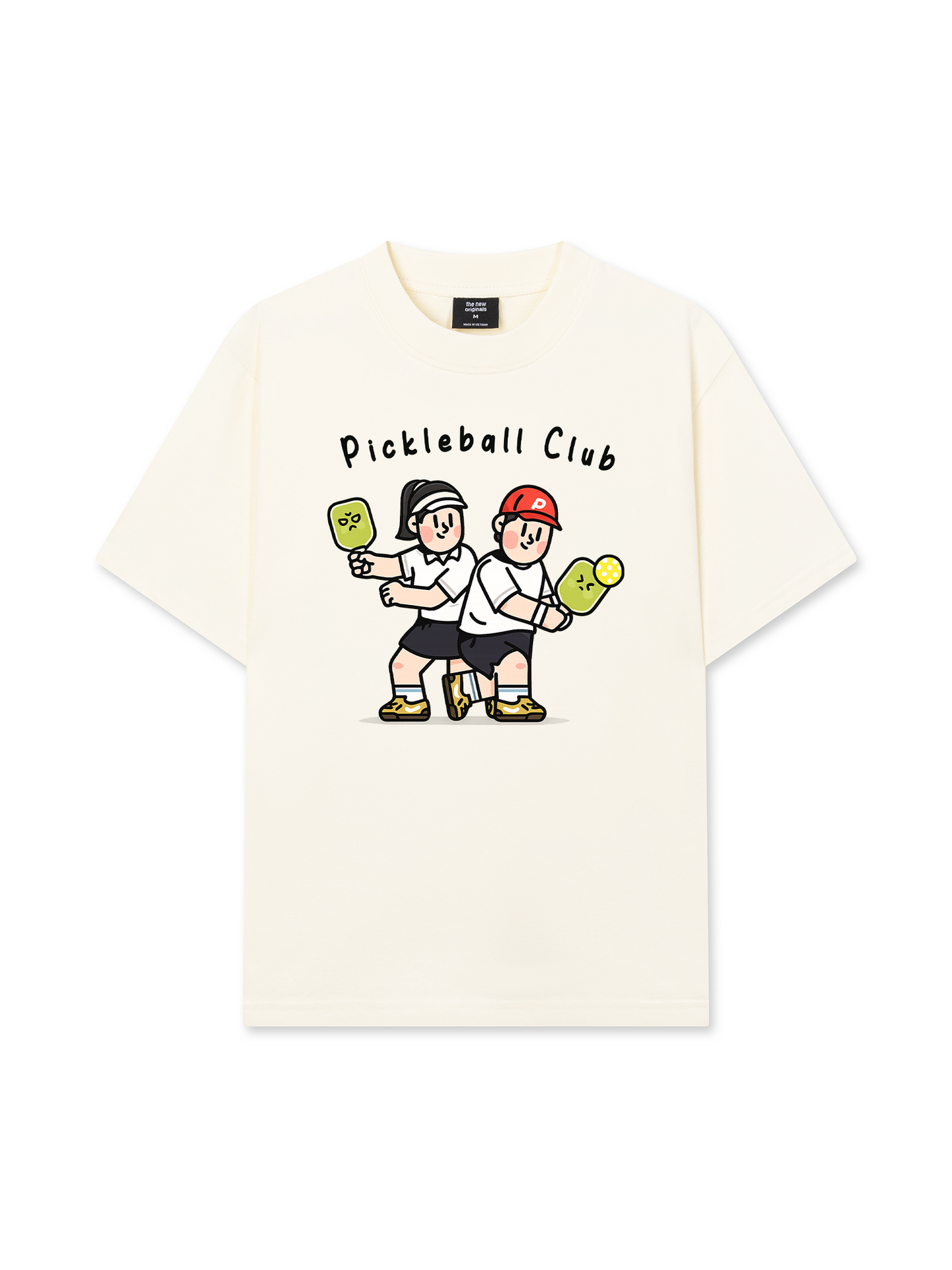 Áo Thun Relaxed Fit Go Outside Pickleball Club