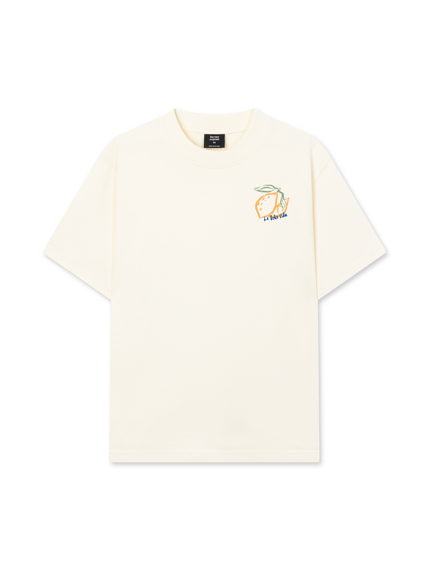 Áo Thun Relaxed Fit Blue And Yellow Limon Cello