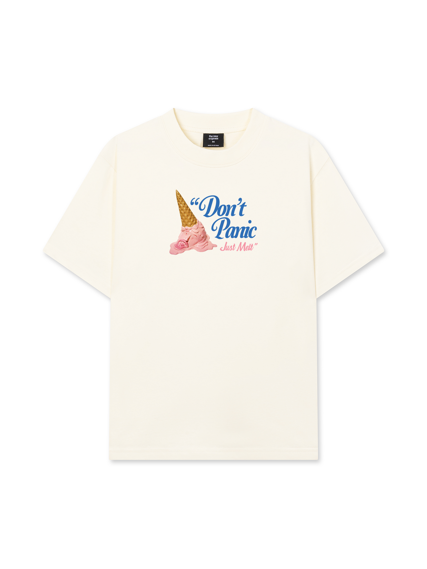 Áo Thun Relaxed Fit Don't Panic Just Melt