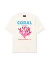Áo Thun Relaxed Fit Summer Vibes Coral Beach