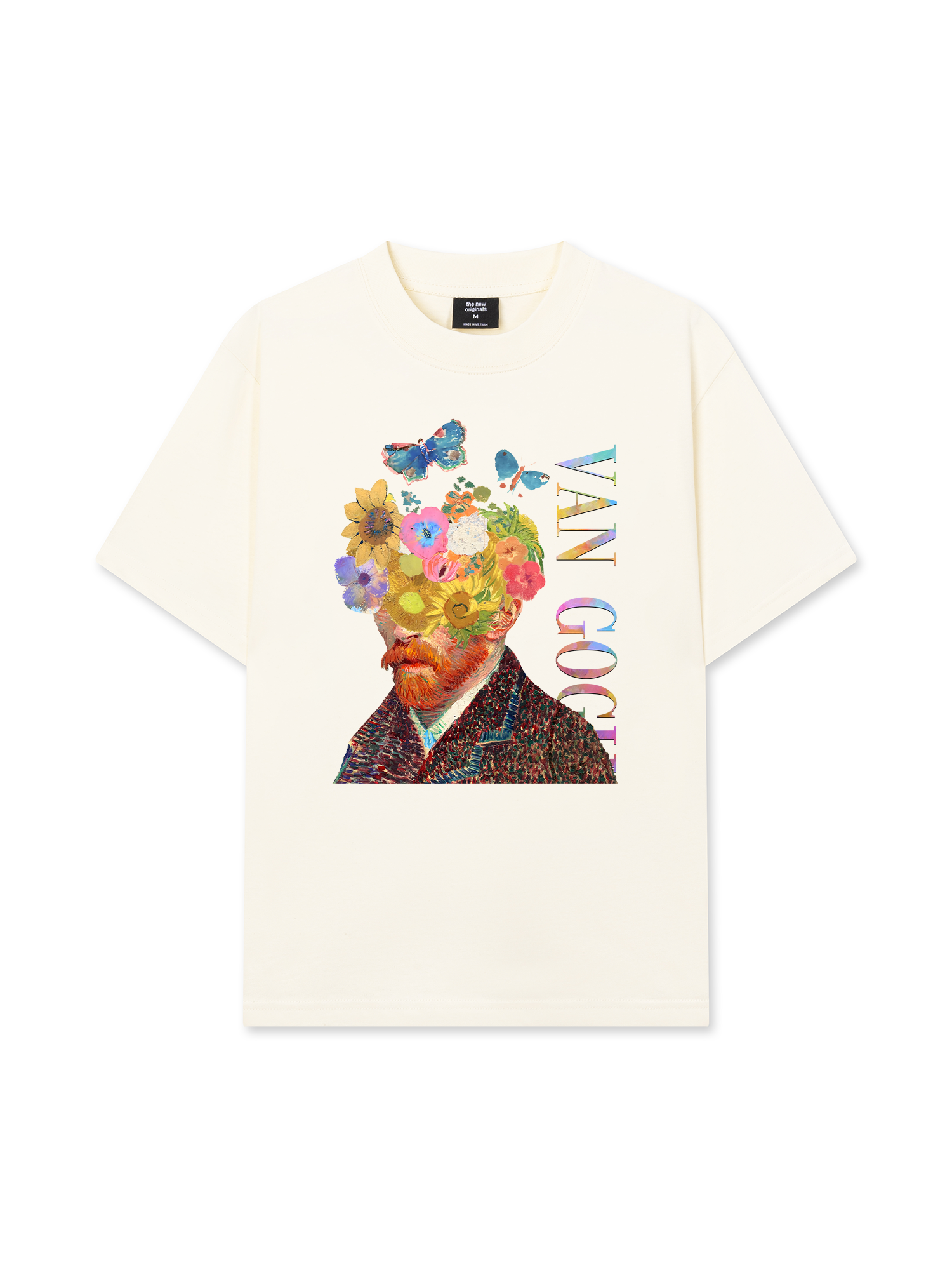 Áo Thun Relaxed Fit Masterpiece Van Gogh Flower Bloom