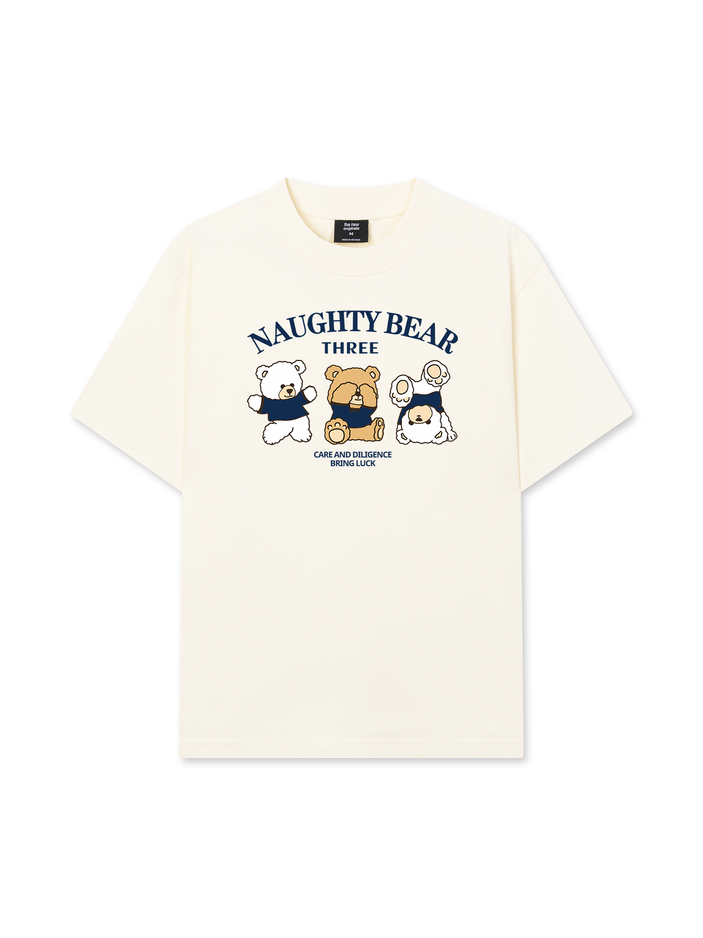 Áo Thun Relaxed Fit Naughty Bear Three