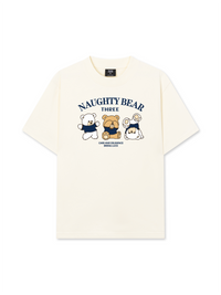 Áo Thun Relaxed Fit Naughty Bear Three