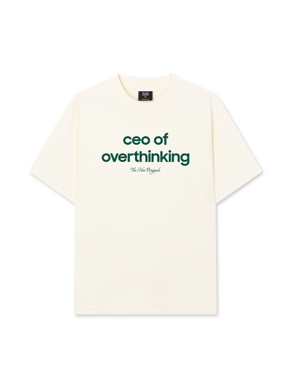Áo Thun Relaxed Fit Ceo of Overthinking