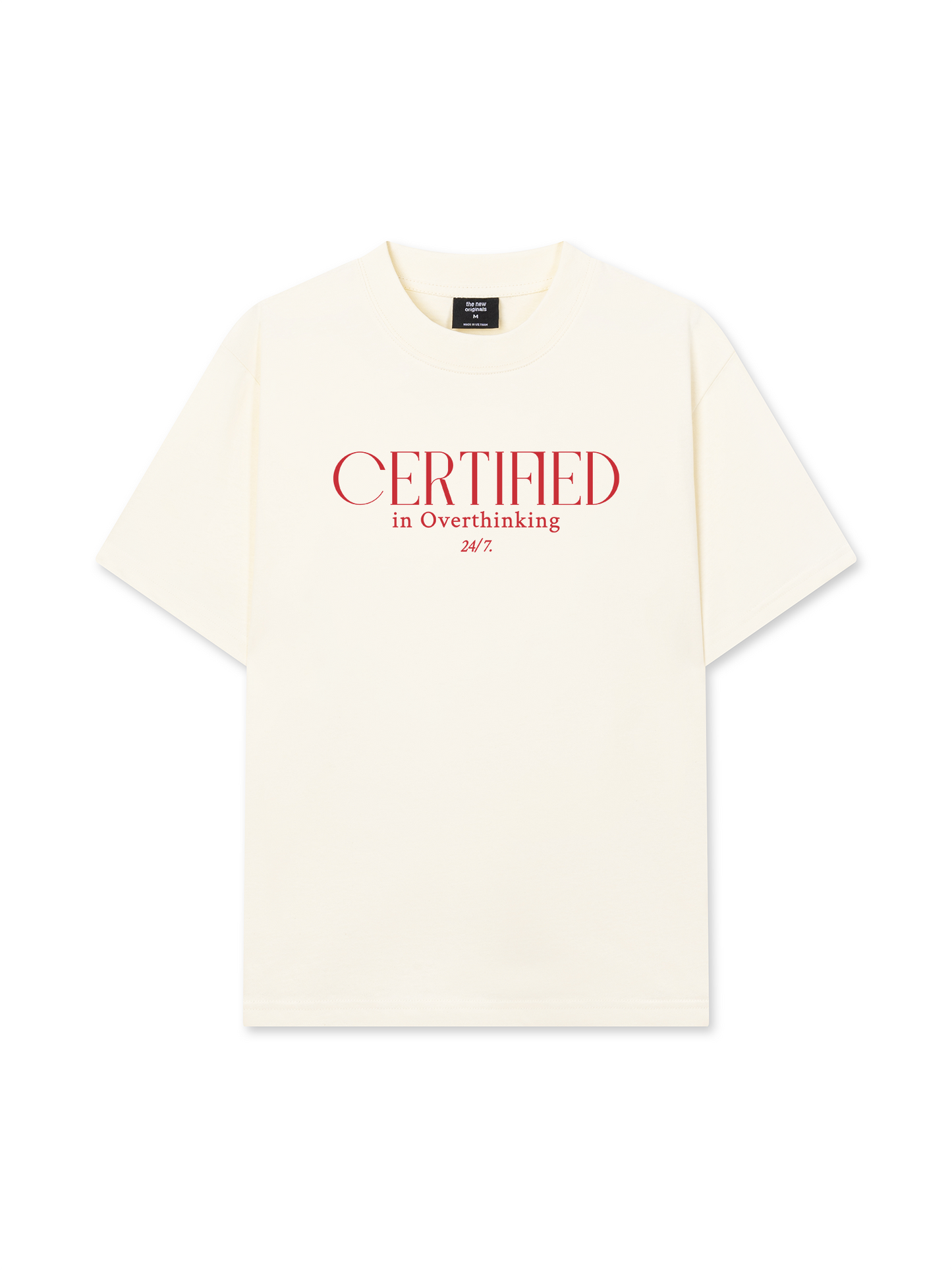 Áo Thun Relaxed Fit Certified In Overthinking