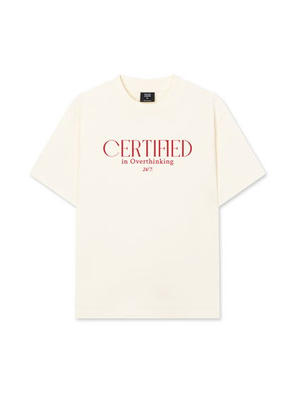 Áo Thun Relaxed Fit Certified In Overthinking