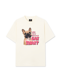 Áo Thun Relaxed Fit Bulldog Are You Gonna Eat That
