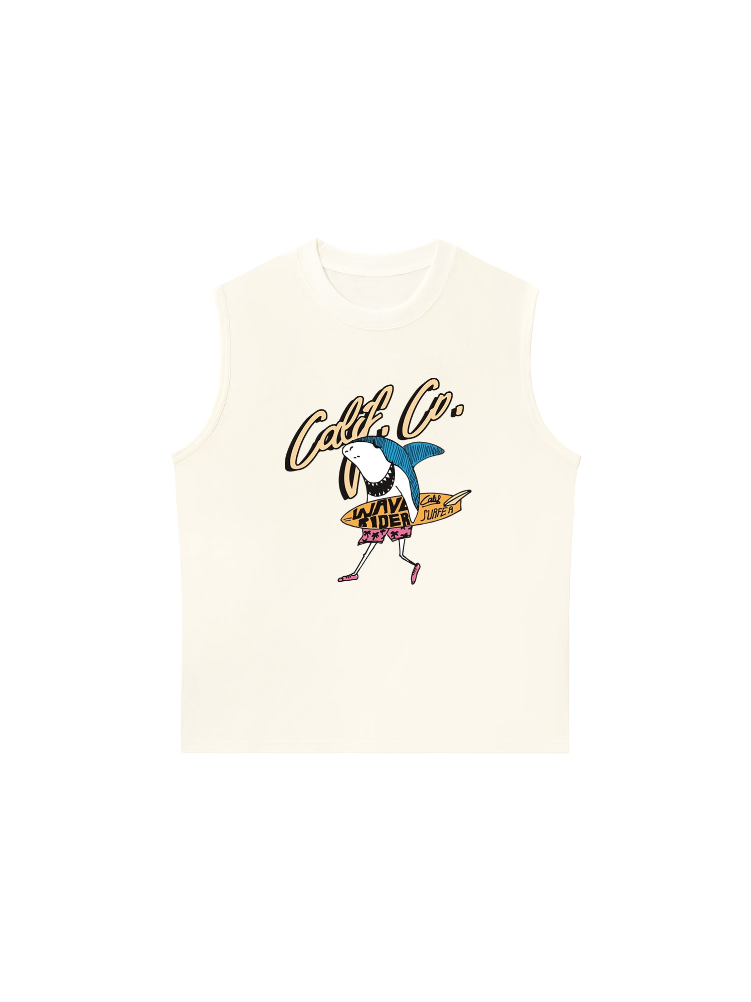Áo Ba Lỗ Relaxed Fit Ocean Shark Surf